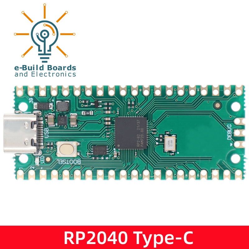 Raspberry Pi Pico RP2040 Microcontroller Type C